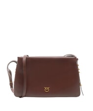 PINKO TRIPLET Bolso de hombro vino borgo&ntilde;a-oro antiguo - Bolsos Mujer - 1