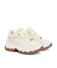 GUESS BERRETT2 Zapatillas deportivas gruesas CREMA - Zapatos Mujer - 1