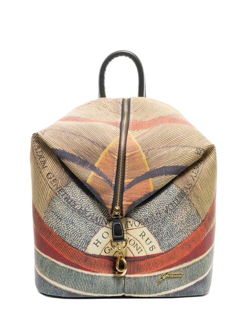 GATTINONI PLANETARIUM Bolso mediano tipo c&uacute;pula con correa para el hombro Luna/blanca - Bolsos Mujer