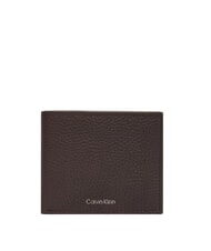 CALVIN KLEIN FOIL EMBOSSED Cartera de cuero para hombre - Carteras Hombre
