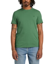 TIMBERLAND SS DUNRIVER CREW Camiseta de algod&oacute;n verde medio - camiseta - 1