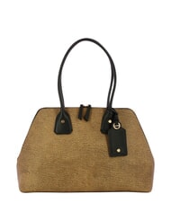 BORBONESE GEMINI Bolso de hombro op natural / negro - Bolsos Mujer - 1