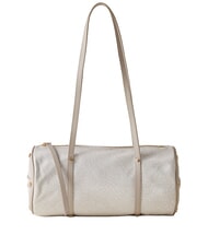 BORBONESE VIS-A-VIS Bolso de hombro algod&oacute;n blanco - Bolsos Mujer - 1