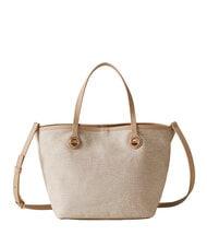 BORBONESE FLIGHT Bolso de mano con bandolera arena - Bolsos Mujer - 1