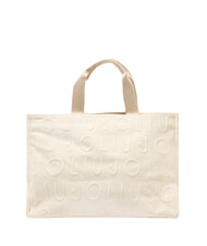 LIUJO LOGO Bolso de mano con correa para el hombro. crema blanca - Bolsos Mujer - 1