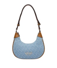 LIUJO EVRIM Bolso de hombro tipo hobo azul polvoriento - Bolsos Mujer - 1