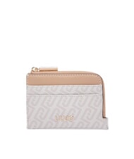 LIUJO CALIWEN Titular de la tarjeta Zip polvo natural/oscuro - Carteras Mujer - 1