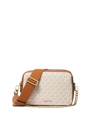 MICHAEL KORS BRYANT Bolso de hombro con estampado integral del logo vainilla/acrn - Bolsos Mujer - 1