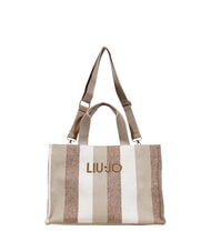 LIUJO LOGO Bolso de mano con correa para el hombro. arena - Bolsos Mujer - 1
