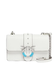 PINKO LOVE ONE MINI Minibolso nube blanca-plata mate - Bolsos Mujer - 1