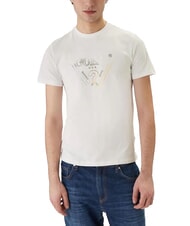 GUESS TRIANGLE HD Camiseta de manga corta purwhite - camiseta - 1