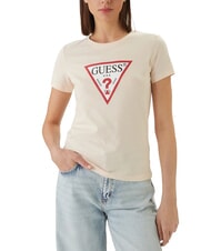 GUESS ORIGINAL LOGO Camiseta con logotipo vainilla c&oacute;smica - camiseta - 1