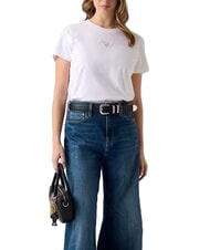 GUESS MINI STRASS TRIANGLE Camiseta de algod&oacute;n purwhite - camiseta - 1