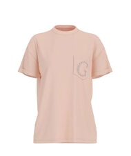 GUESS POCKET LOGO Camiseta de algod&oacute;n vainilla c&oacute;smica - camiseta - 1