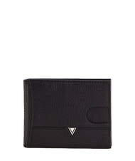 GAUD&Igrave; CALVIN Cartera compacta de cuero NEGRO - Carteras Hombre - 1