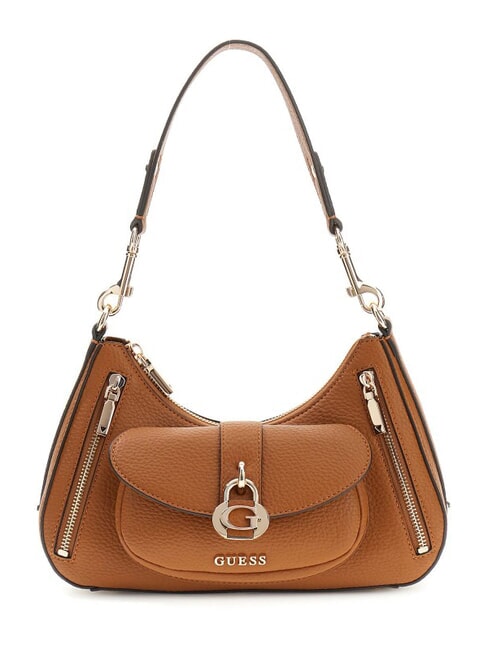 GUESS JESSA Bolso de hombro tipo hobo bolso shopper Albury caramelo - Bolsos Mujer
