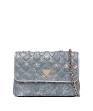 GUESS GIULLY 2 DENIM Bolso de hombro / bolso cruzado mezclilla metalizada - Bolsos Mujer - 1