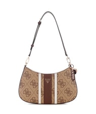 GUESS NOELLE 2 TOP Bolso de hombro logotipo de caf&eacute; con leche / marr&oacute;n - Bolsos Mujer - 1