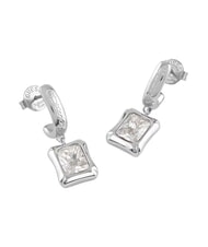 GUESS BAMBOO Pendientes, colgantes con circonita c&uacute;bica SILVER - Pendientes - 1