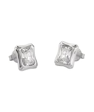 GUESS BAMBOO Pendientes de plata, modelo cuadrado SILVER - Pendientes - 1