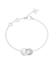 GUESS BLOOMING SUMMER Pulsera con dos c&iacute;rculos entrelazados SILVER - Pulseras - 1