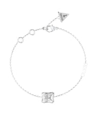 GUESS BAMBOO Pulsera, dije central &uacute;nico y logotipo SILVER - Pulseras - 1
