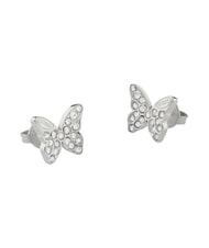 GUESS CHRYSALIS Pendientes de oro amarillo con motivo de mariposa. SILVER - Pendientes - 1
