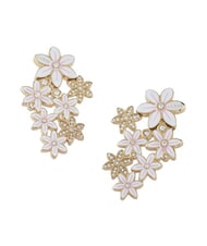 GUESS WHITE LOTUS Pendientes de oro con motivo de loto. oro - Pendientes - 1