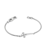 GUESS SOUTH ALAMEDA Pulsera de plata con motivo dorado calle - Pulseras - 1