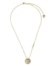 GUESS KNOT YOU Collar de oro amarillo con dije estilo solitario. - Collares