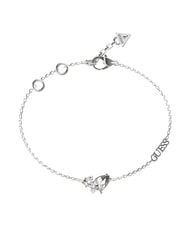 GUESS WONDERLIGHTS Pulsera de plata con un solo dije y logo. SILVER - Pulseras - 1