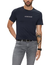 GUESS JEANS LOGO EMBRO Camiseta de algod&oacute;n oc&eacute;ano atrevido - camiseta - 1