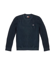 TOMMY HILFIGER TH JEANS Jersey de cuello redondo Marina de noche oscura - Su&eacute;teres de los hombres - 1