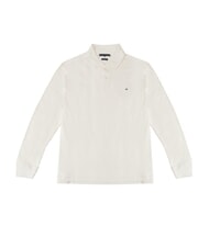 TOMMY HILFIGER TH Polo de algod&oacute;n p&eacute;talo de marfil - camisa polo - 1
