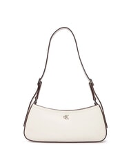 CALVIN KLEIN HARDWARE MONOGRAM Bolso de hombro aliso blanco - Bolsos Mujer - 1