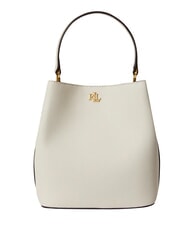 RALPH LAUREN REESE Bolso de mano con correa para el hombro, de piel. - Bolsos Mujer