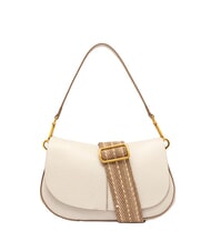 GIANNI CHIARINI HELENA ROUND Bolso de mano con correa para el hombro, de piel. arena - Bolsos Mujer - 1