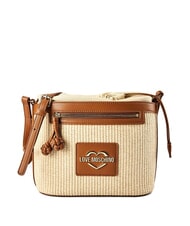 LOVE MOSCHINO STRAW CHIC Minibolso de hombro - Bolsos Mujer