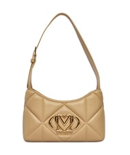 LOVE MOSCHINO EMBOSSED Bolso de hombro gris pardo - Bolsos Mujer - 1