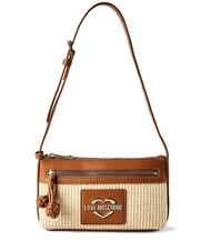 LOVE MOSCHINO STRAW CHIC Minibolso de hombro - Bolsos Mujer