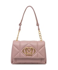 LOVE MOSCHINO EMBOSSED Bolso de hombro Rosa - Bolsos Mujer - 1