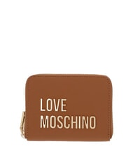 LOVE MOSCHINO BOLD LOVE Cartera mediana con cremallera CUERO - Carteras Mujer - 1