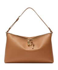 FURLA DEBBY Bolso de hombro de piel brandy - Bolsos Mujer - 1