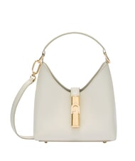 FURLA IRIDE Minibolso de hombro, de piel. CREMA - Bolsos Mujer - 1