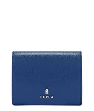 FURLA CAMELIA COMPACT Cartera peque&ntilde;a en piel ares &iacute;ndigo+corolla int. - Carteras Mujer - 1