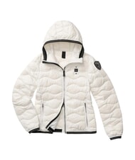 BLAUER WAVE Chaqueta corta acolchada de plumas con capucha. - Chaquetas de plumas para hombre