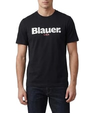 BLAUER ERNST Camiseta de algod&oacute;n de manga corta negro - camiseta - 1