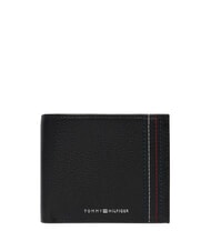 TOMMY HILFIGER TH CENTRAL Cartera de cuero negro - Carteras Hombre - 1