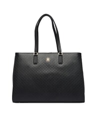 TOMMY HILFIGER TH DAILY Bolso de hombro tipo tote negro - Bolsos Mujer - 1