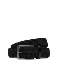 CALVIN KLEIN CASUAL PIN BUCKLE Cintur&oacute;n negro / gris plomo mate - Cinturones - 1